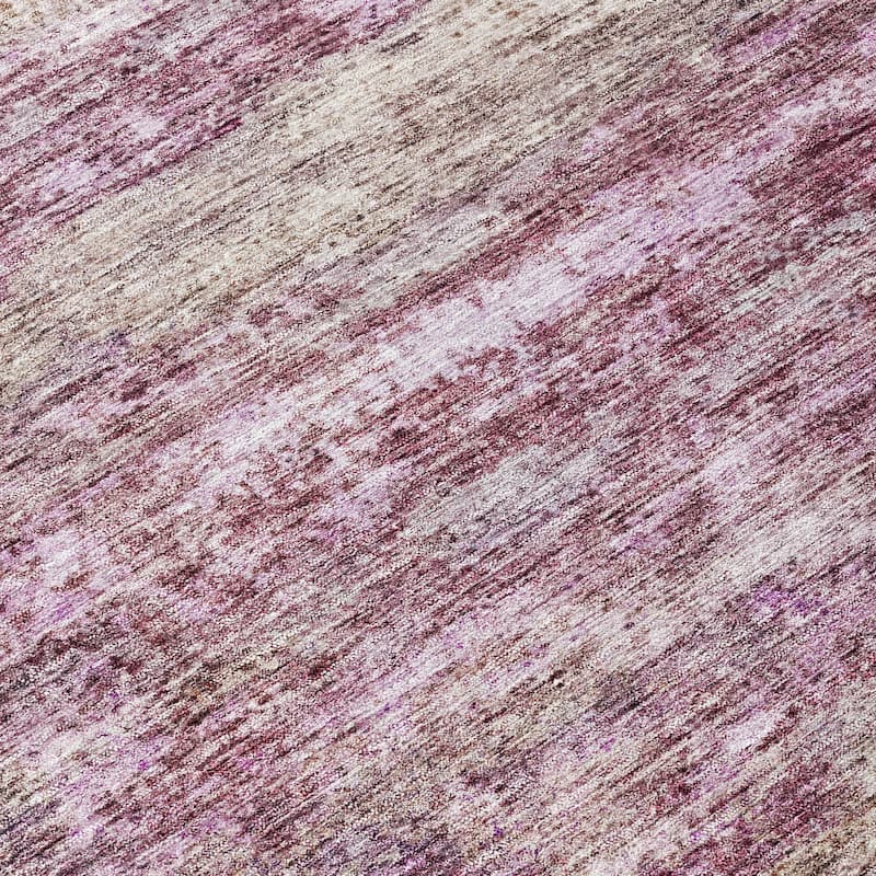 Machine Washable Indoor/ Outdoor Ombre Solid Chantille Rug
