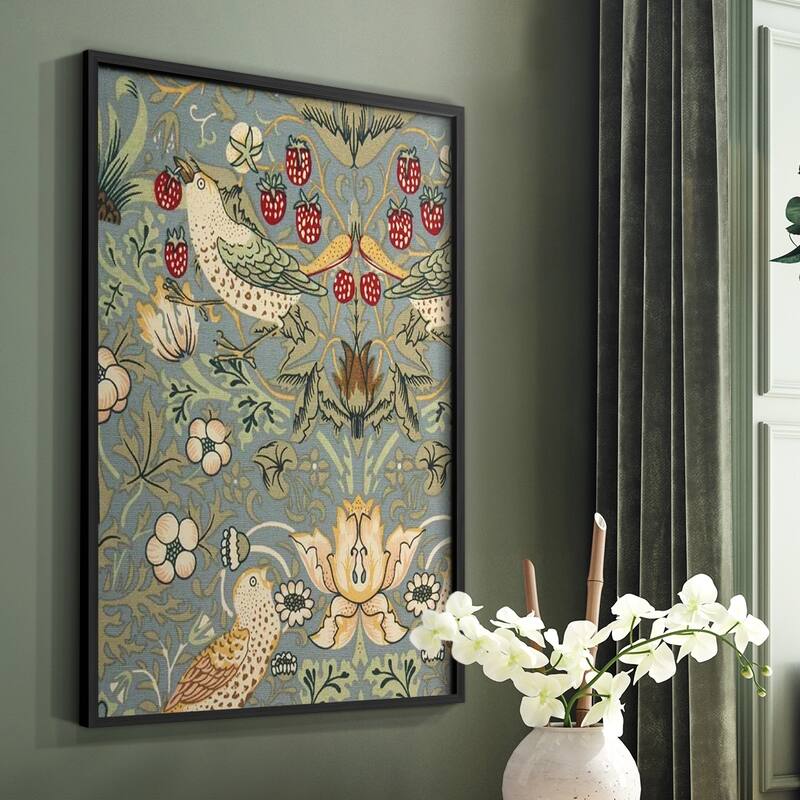 Vintage Abstract Print CLXXIX -Framed Print