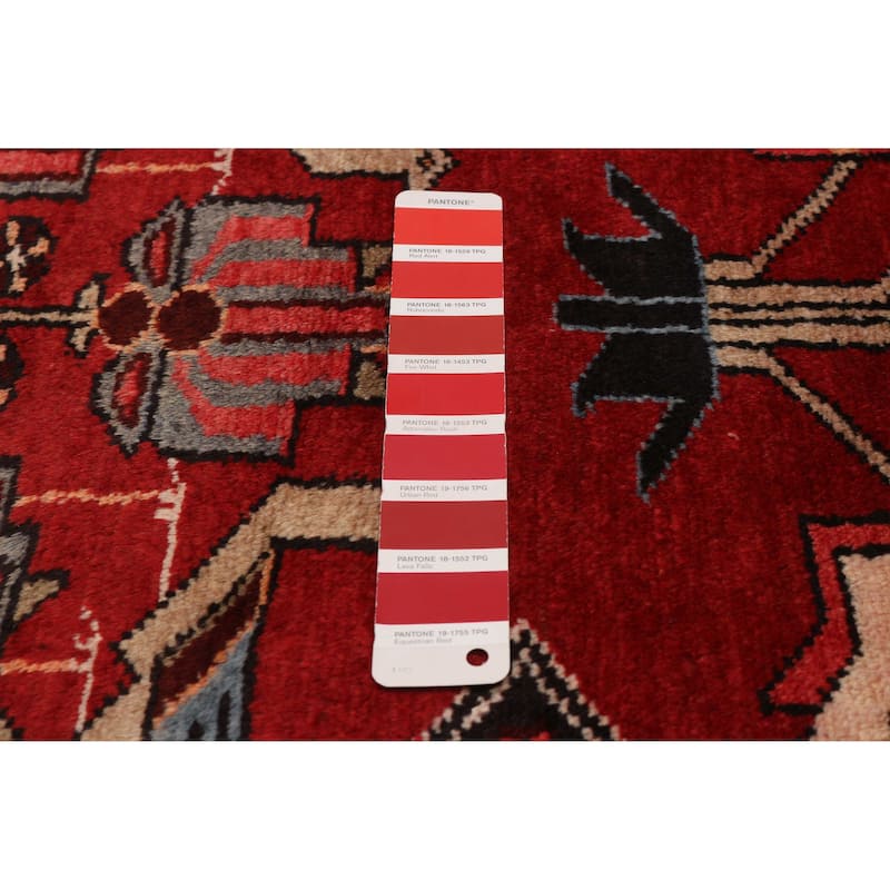 ECARPETGALLERY Hand-knotted Anadol Red Wool Rug - 3'6 x 9'6