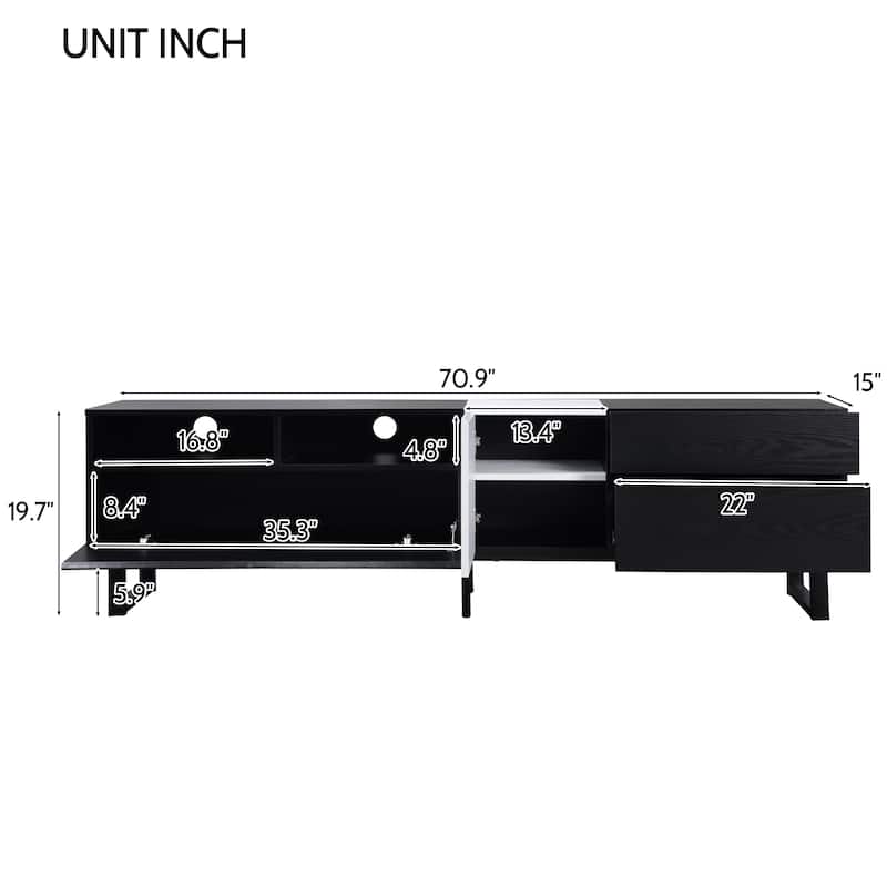 Modern TV Stand Media Console Table Entertainment Center