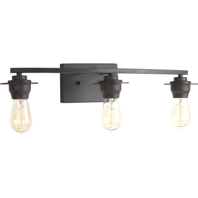 Debut Collection 3-Light Graphite Farmhouse Bath Vanity Light