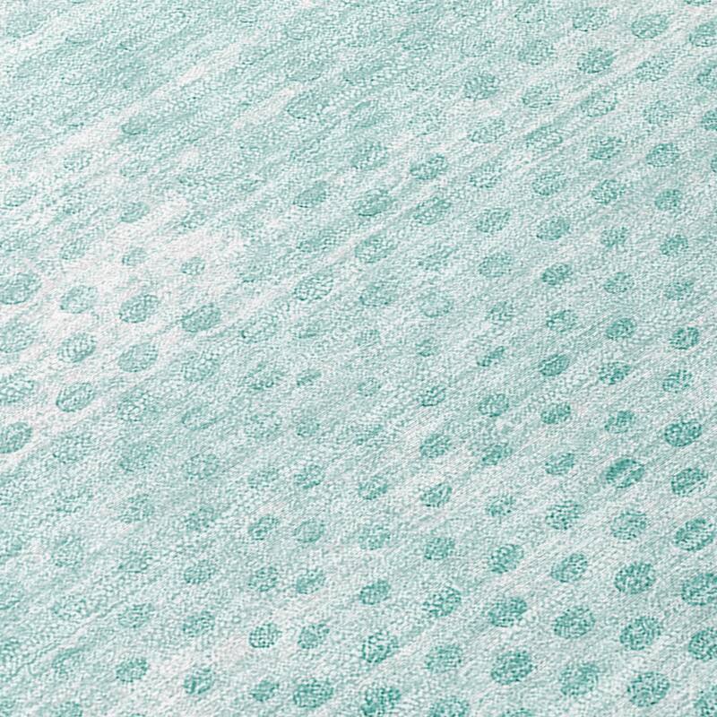 Machine Washable Indoor/ Outdoor Modern Diamonds Chantille Rug