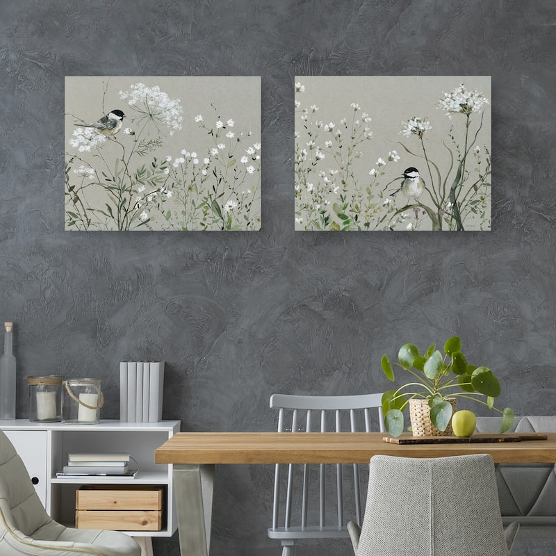 Bouquet of Grace Meadow I, Bouquet of Grace Meadow II by Carol Robinson Canvas Art Prints