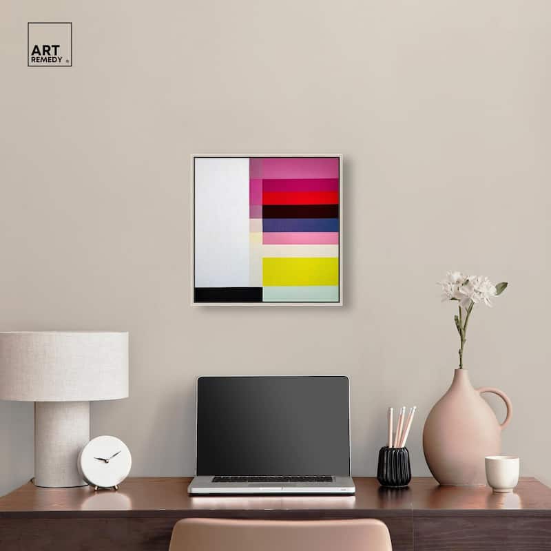 Quadratic Composition Canvas by Art Remedy