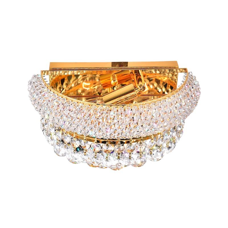 Empire 2 Light Wall Sconce With Gold Finish
