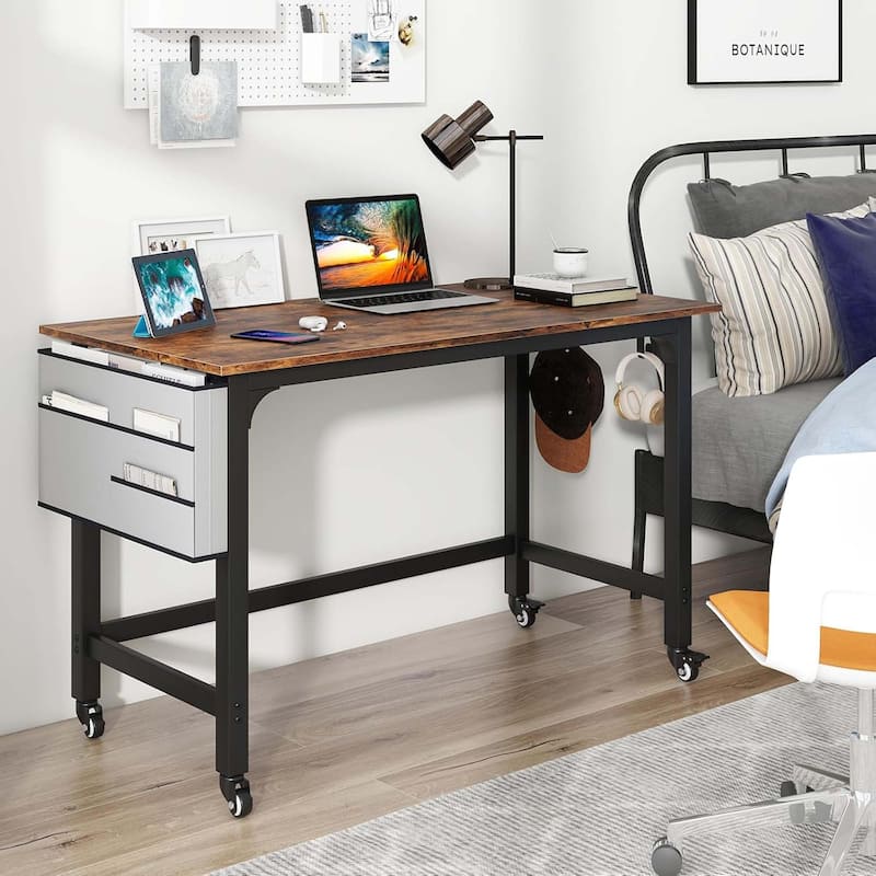1/2/4PCS Conference Table Rolling Seminar Table Meeting Study Desk