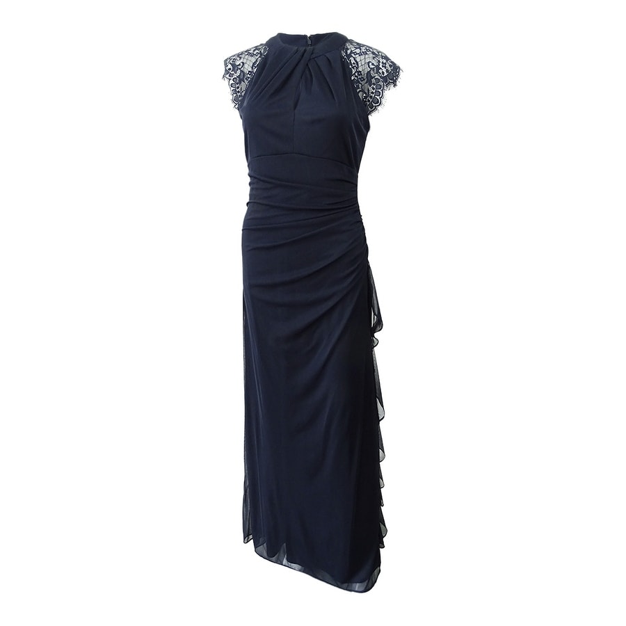 betsy and adam navy gown