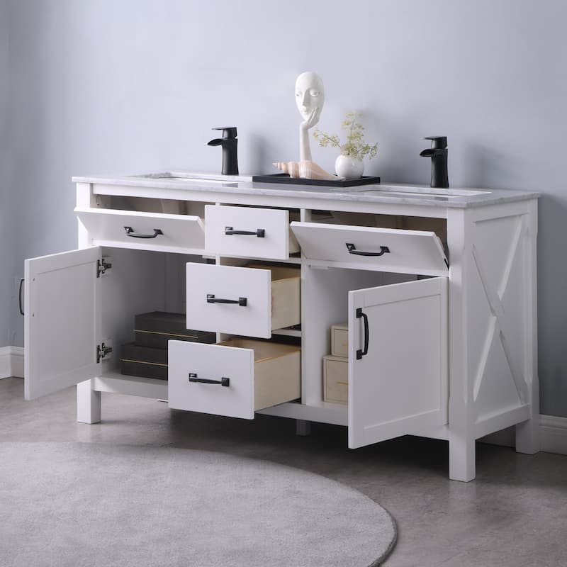 Altair Maribella Double Bathroom Vanity Set