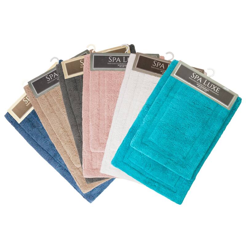 Spa Lux Solid Bath Rug Set