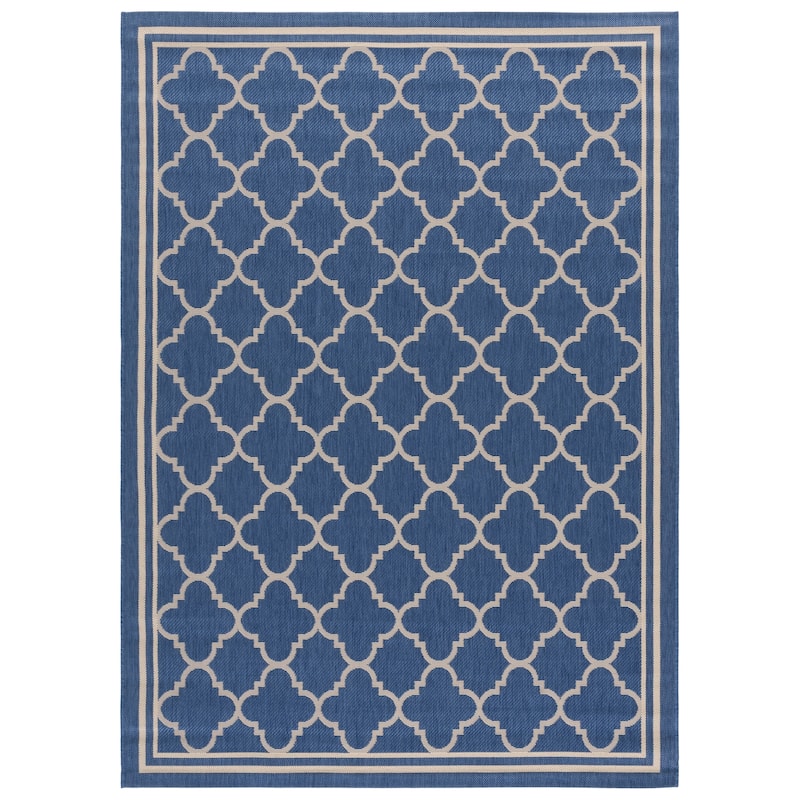SAFAVIEH Courtyard Kristelle Indoor/ Outdoor Waterproof Patio Backyard Rug