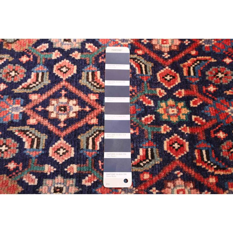 ECARPETGALLERY Hand-knotted Andelz Dark Navy Wool Rug - 3'9 x 10'8