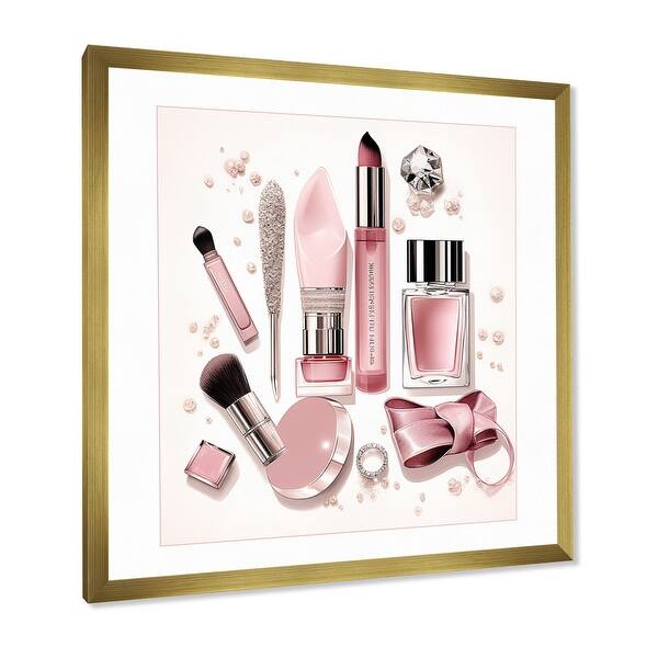 Fashion Girl Canvas Wall Art Chic Modern Glam Decor for Bedroom Vanity