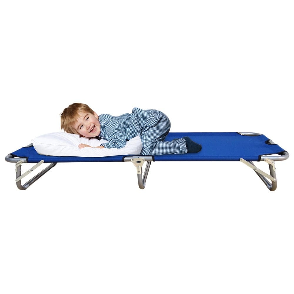Kids Junior Cot Portable Folding Travel Bed Includes Travel Bag