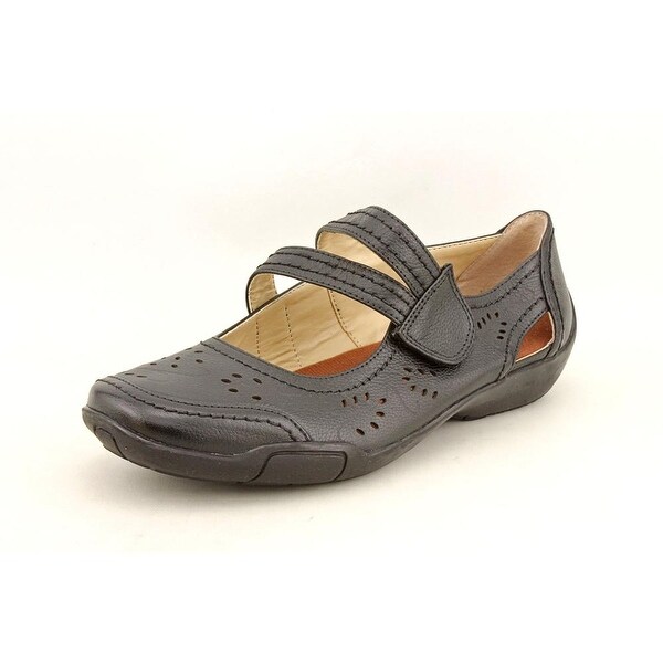 Ros Hommerson Chelsea Women N/S Round Toe Leather Black Mary Janes