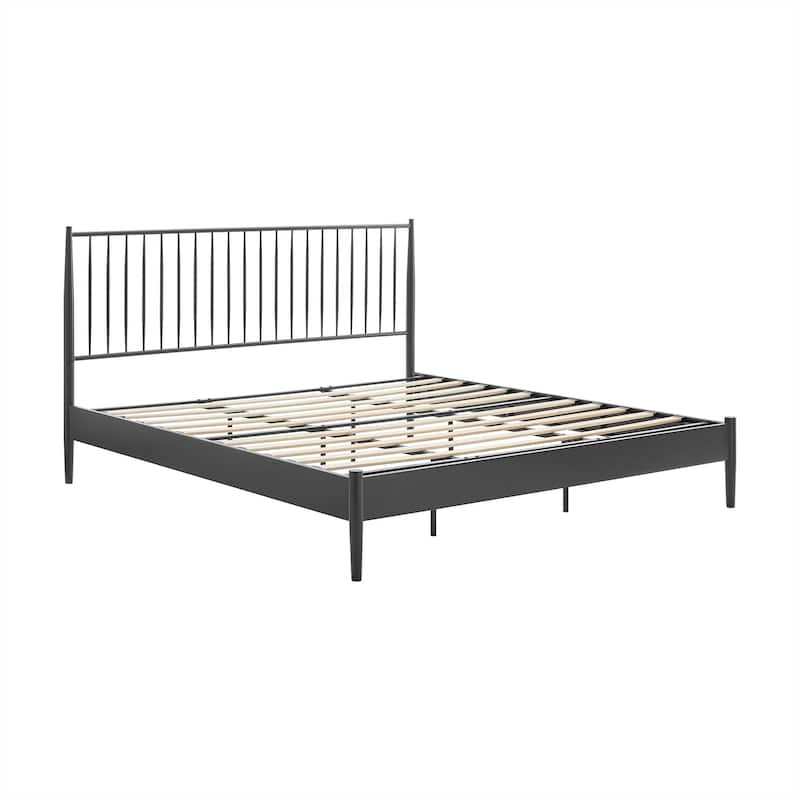 Adair Metal Spindle Platform Bed