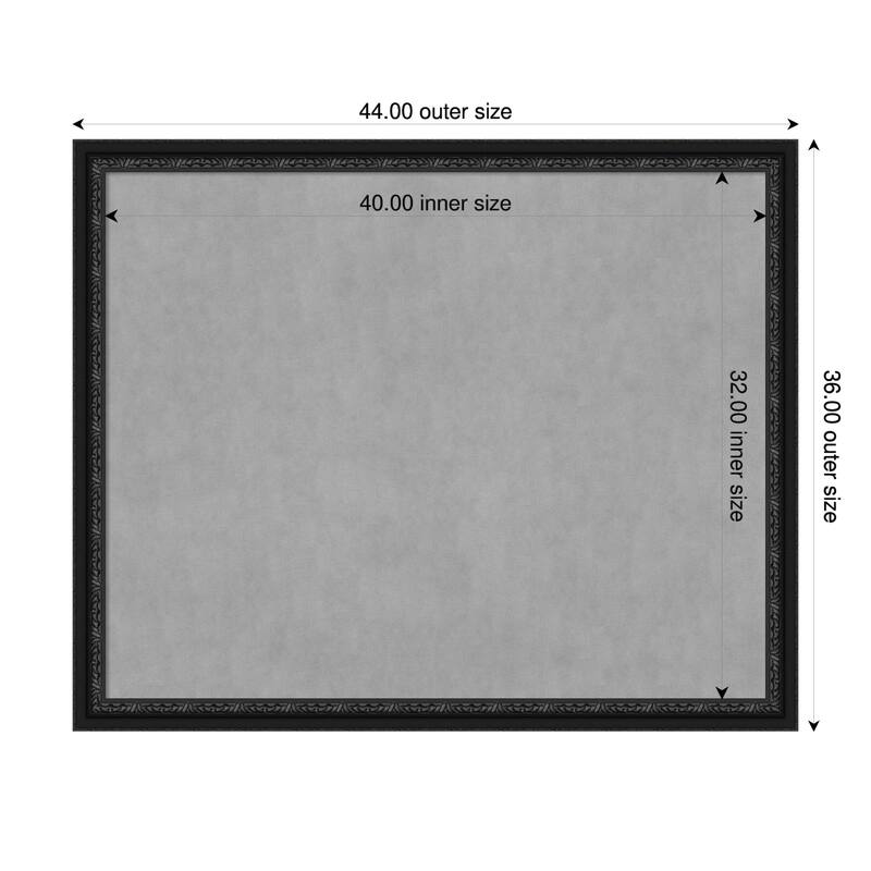 Amanti Art Downton Black Framed - 44 x 36 in