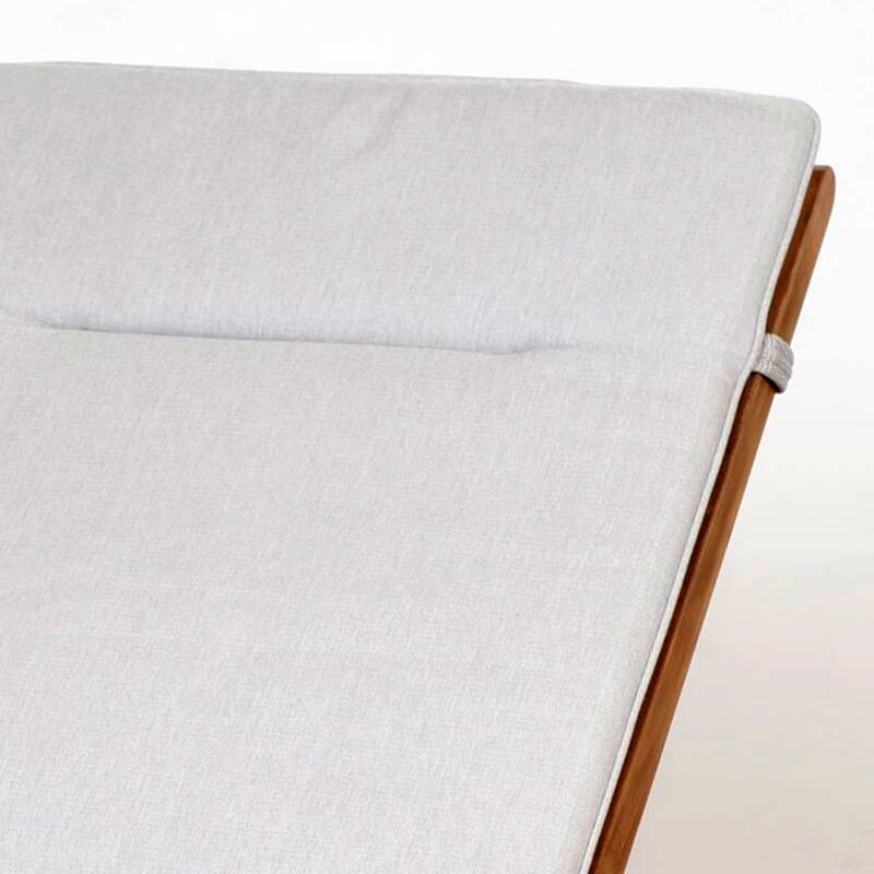 Amazonia Chaise Lounger Cushion, Light or Dark Grey
