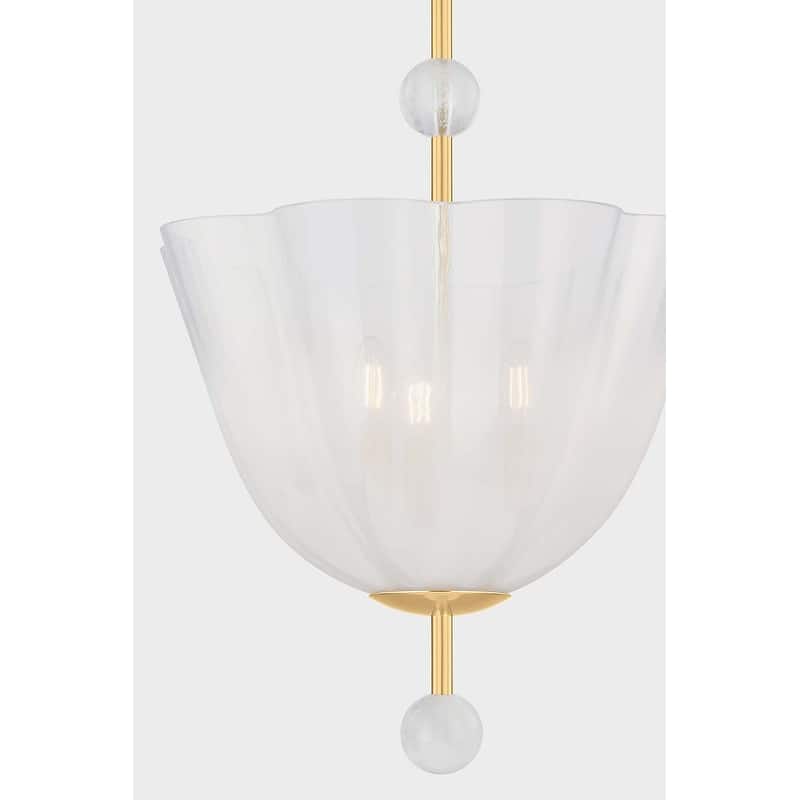 Hudson Valley Lighting 7817 Cambria Heights 3 Light 17" Wide Crystal