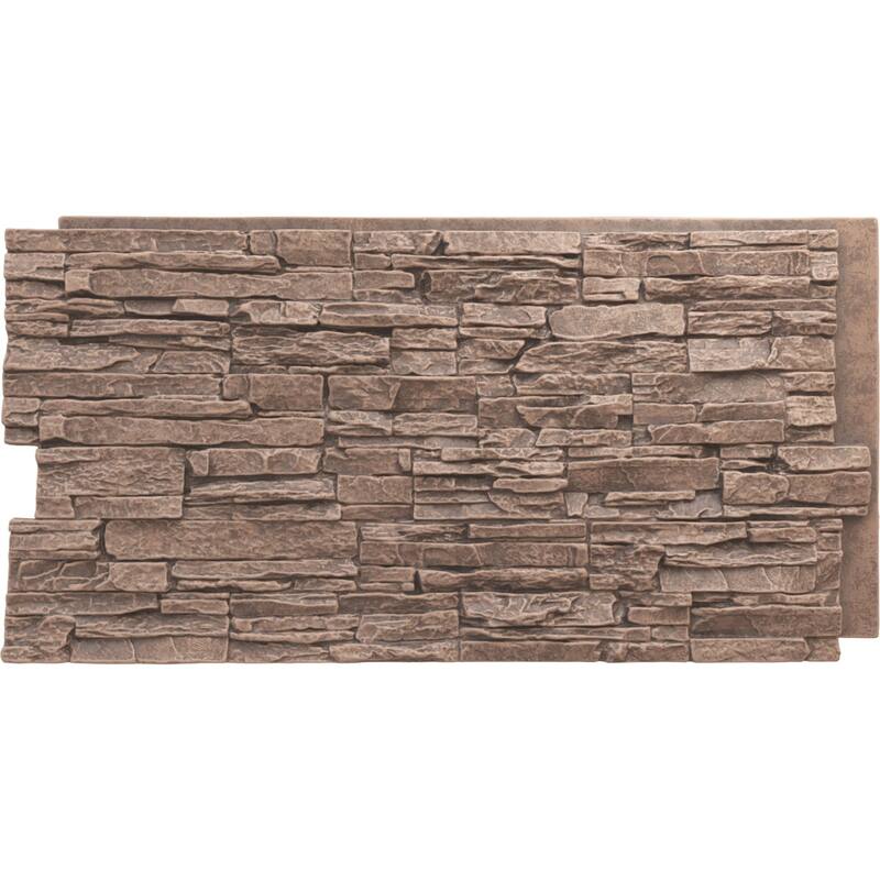 Canyon Ridge Stacked Stone, EverStone Faux Stone Siding Panel