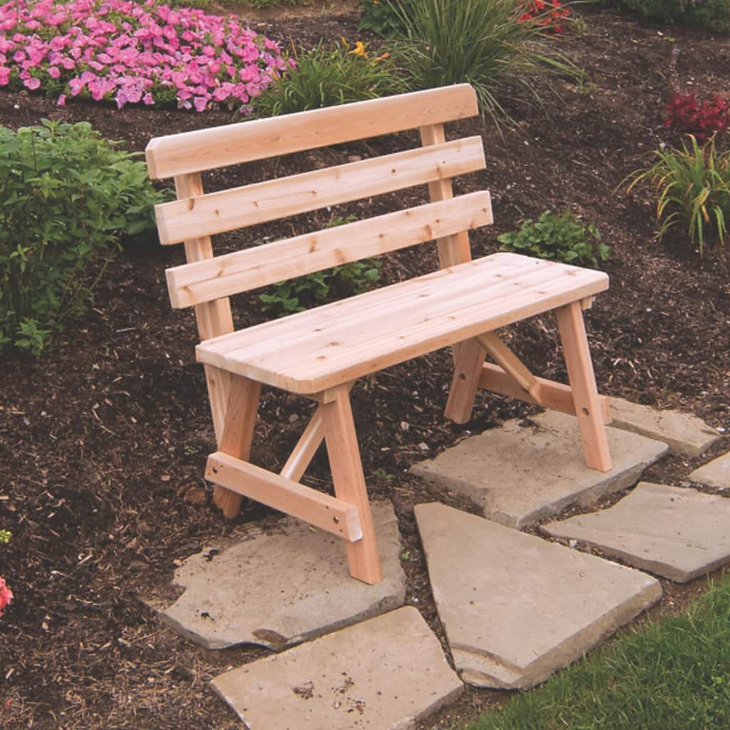 2' Traditional Backed Bench