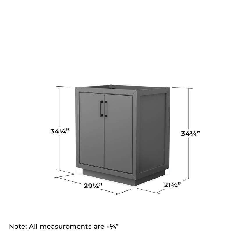 Wyndham Collection WCF1111-30S-CX-M24 Icon 30" Single Free Standing