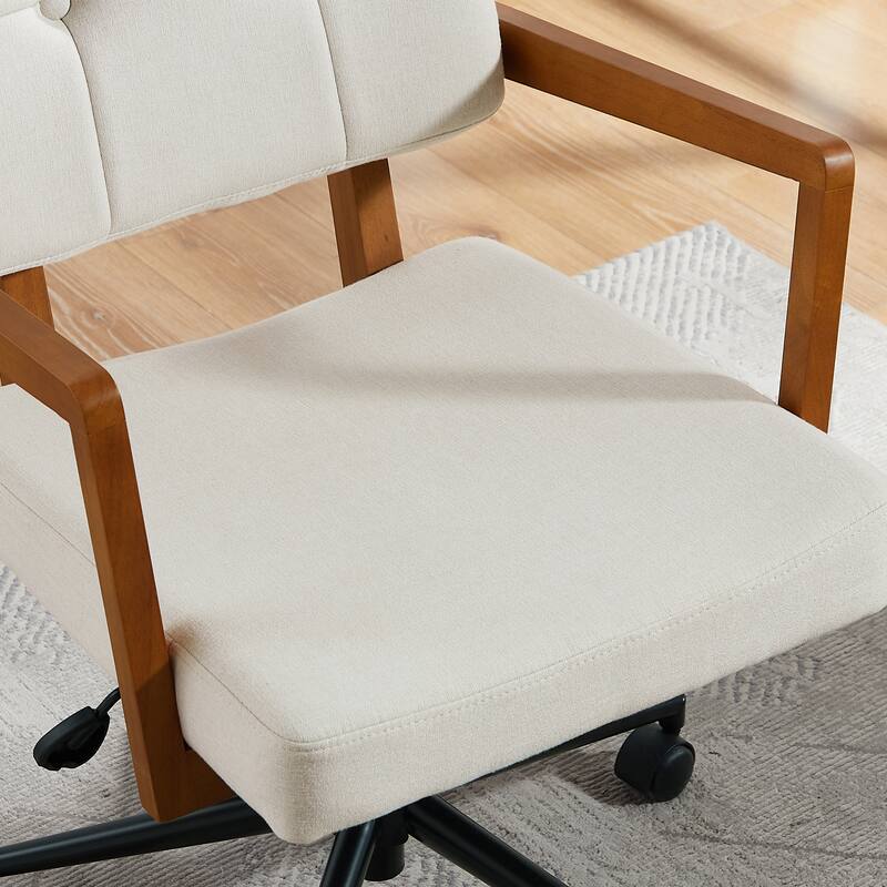 Art Leon Swivel Accent Home Office Chair with Adjustable Height