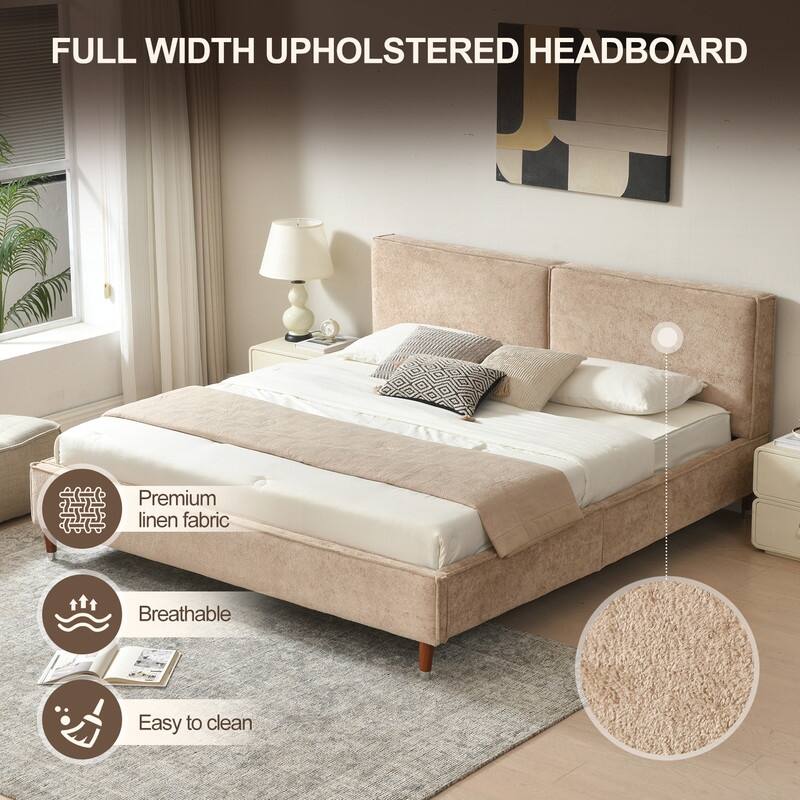 Contemporary Soft Close Platform Bed