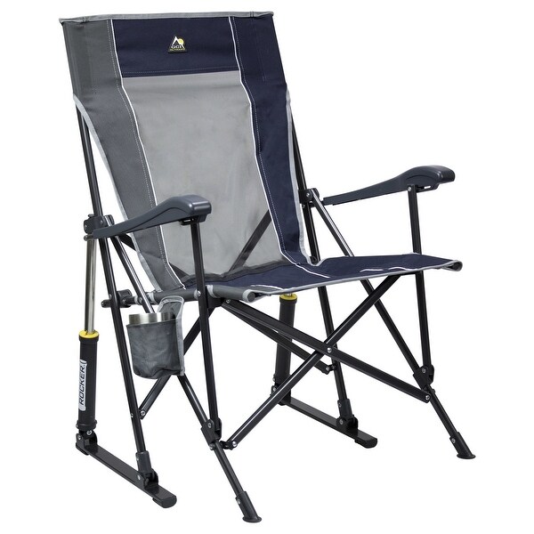 GCI Outdoor RoadTrip Midnight Roadtrip Folding Rocker - Bed Bath
