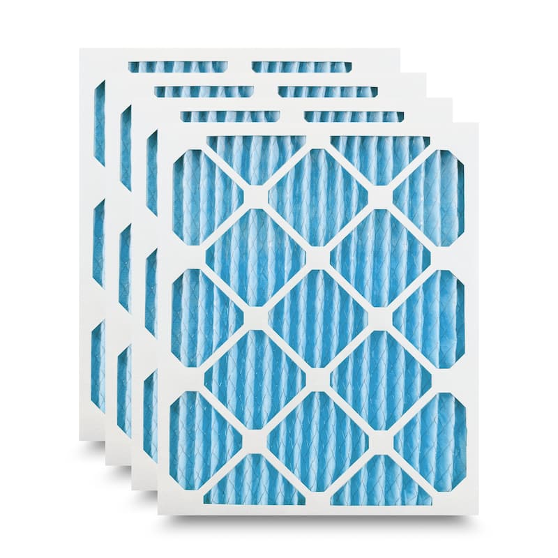 Filter-Monster Pleated HVAC Air Conditioner Furnace Replacement Air Filter - Blue - 15.5 x 19.5 x .75 inches