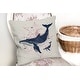preview thumbnail 3 of 23, Whale and Petals Tales Throw Pillow26x26 Faux Suede