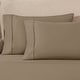 preview thumbnail 21 of 50, Superior 1200 Thread Count Egyptian Cotton Solid Pillowcase - (Set of 2) King - Taupe