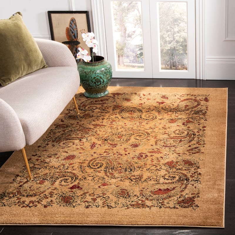 SAFAVIEH Lyndhurst Herlinda Traditional Oriental Paisley Rug - 3'3" x 5'3" - Beige/Multi