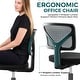 preview thumbnail 21 of 34, Armless Home Office Chair, Ergonomic Low-Back Mesh Rolling Work Swivel Chairs, Adjustable Task Chair with Lumbar Support - N/A
