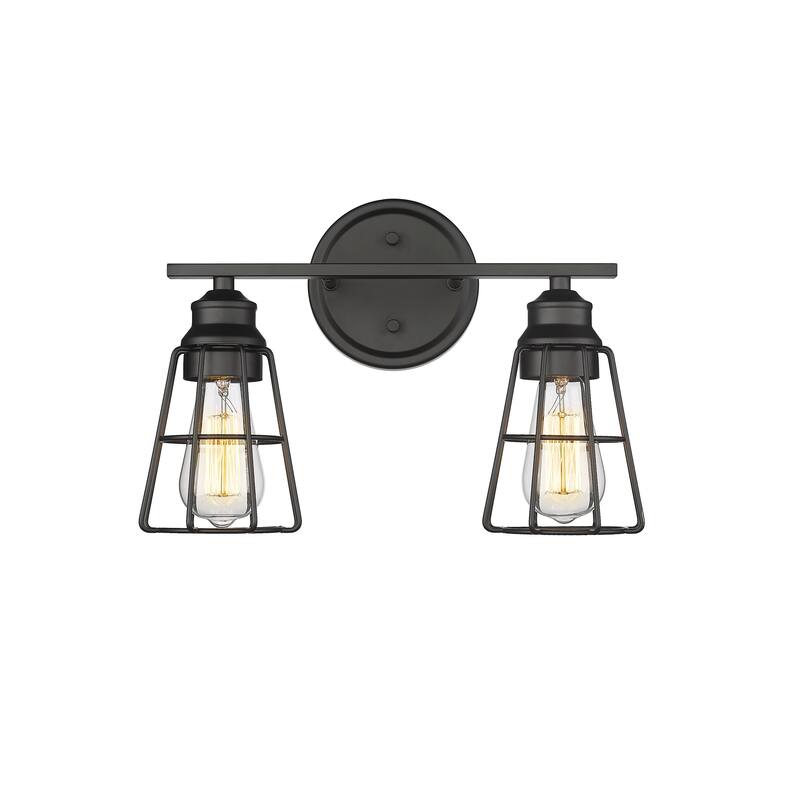 Millennium Lighting 2 Light Bathroom Vanity Fixture in Multiple Finishes - Matte Black
