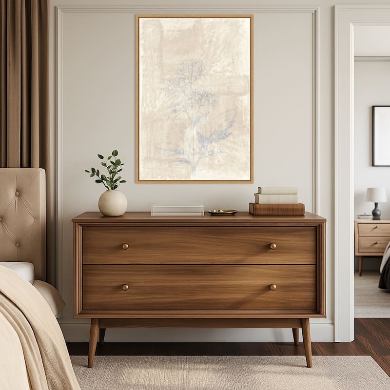 Woodsia No. 3 by Cartissi (23 x 33 in.), Framed Canvas Wall Art Print