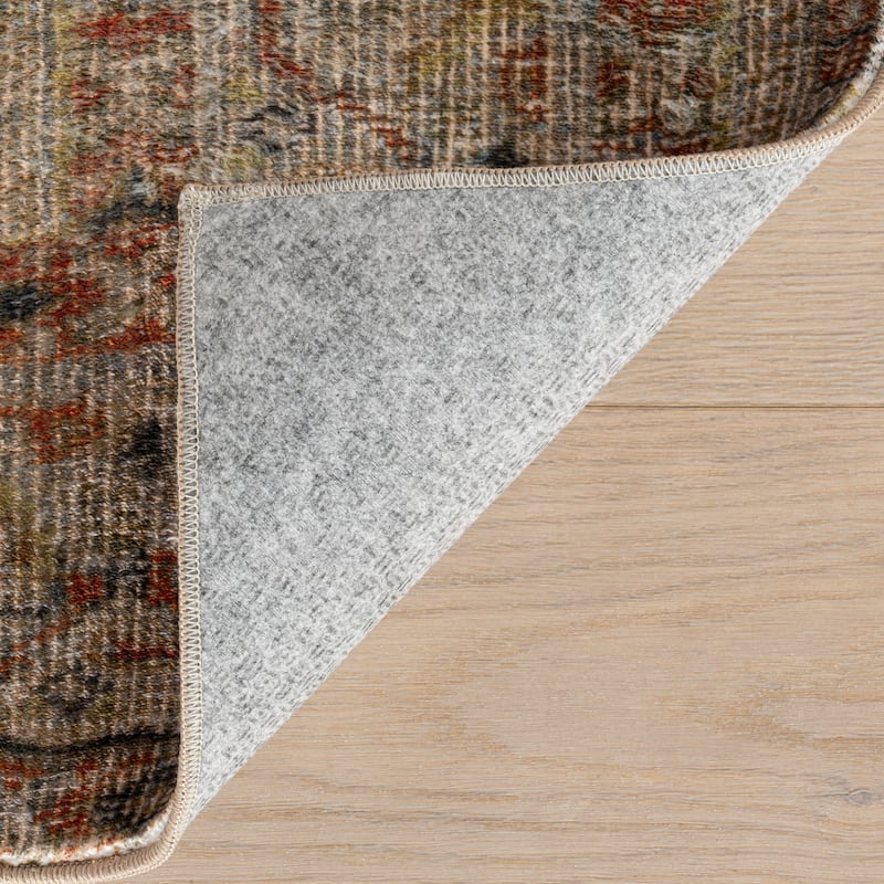 Nuloom Jessalyn Distresed Washable Area Rug