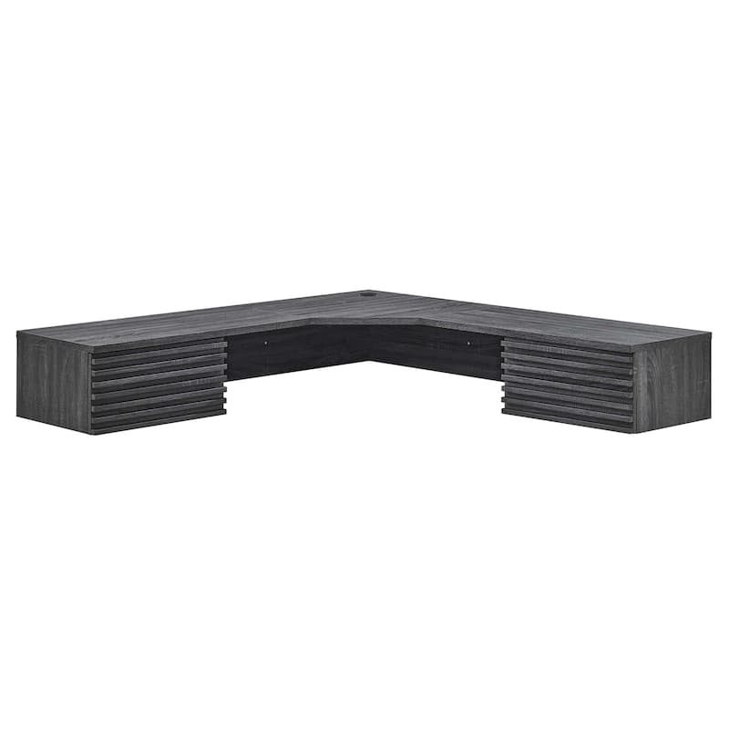 Render Wall Mount Corner Office Desk