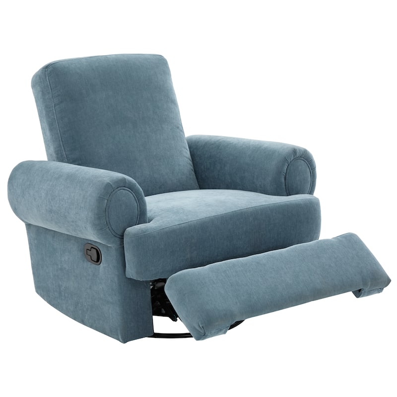 Christopher Knight Home - Thorne Chenille Swivel Recliner Rocker Chair with Adjustable Backrest