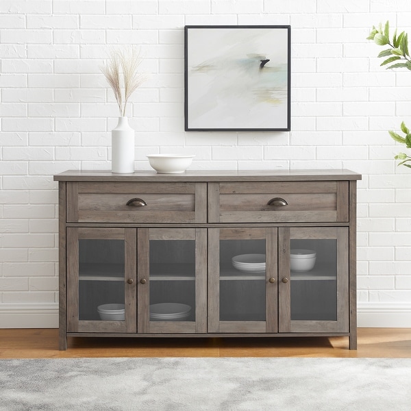 Glass outlet door sideboard