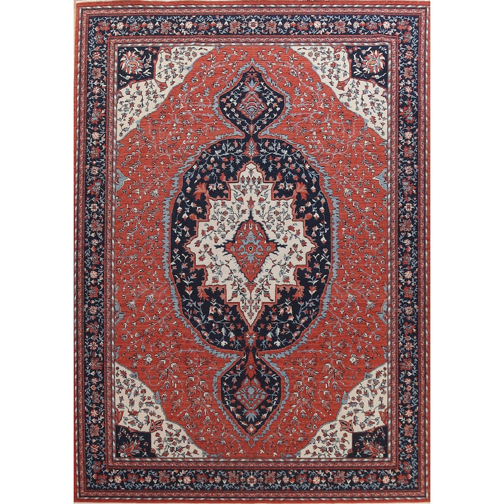 Traditional Sarouk Farahan Turkish Oriental Wool Area Rug Hand-knotted - 9'9" x 13'0"