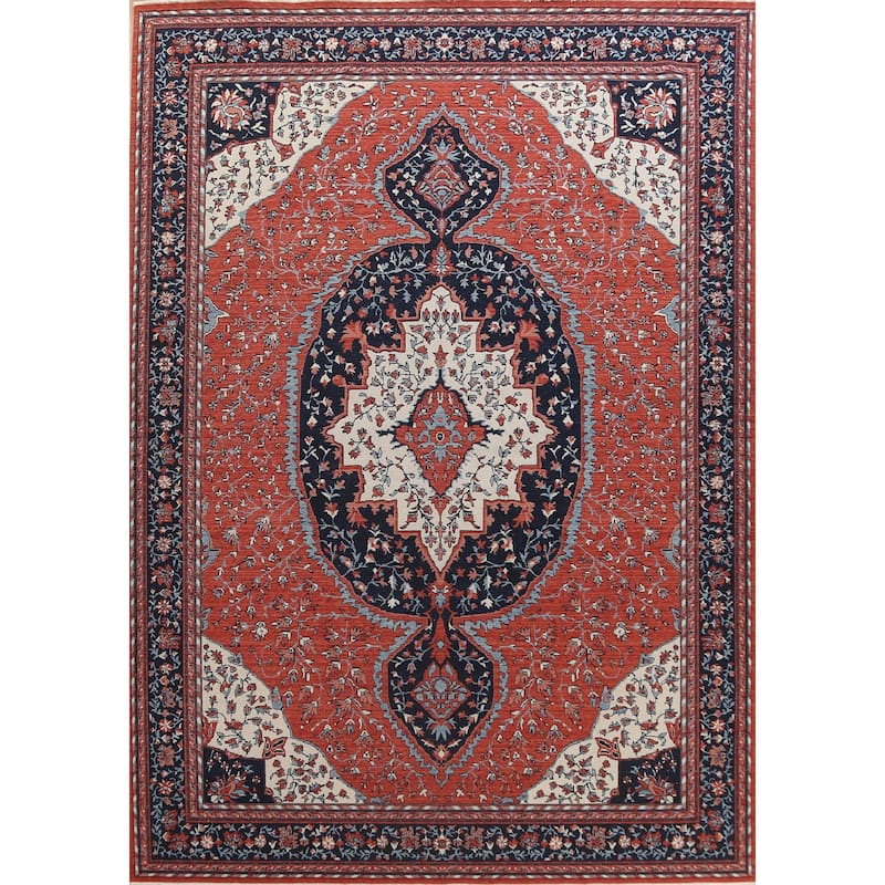 Traditional Sarouk Farahan Turkish Oriental Wool Area Rug Hand-knotted - 9'9" x 13'0"