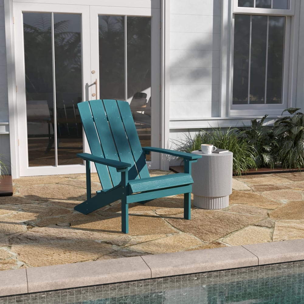 Outdoor All-Weather Poly Resin Wood Adirondack Chair