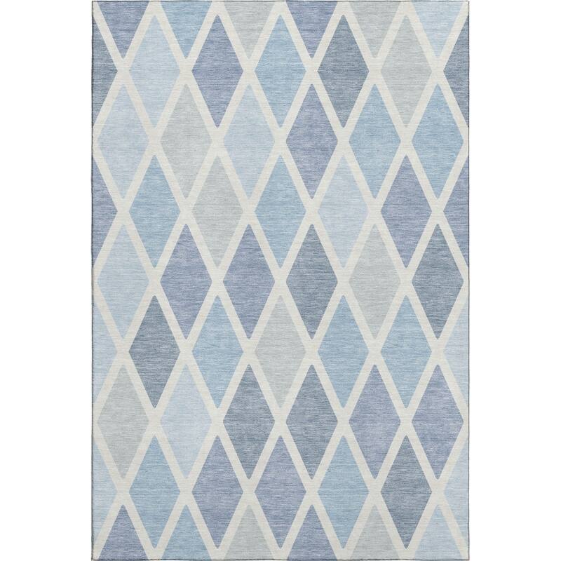 Premium Washable Super Soft Mosaic Diamonds Mayfield Rug