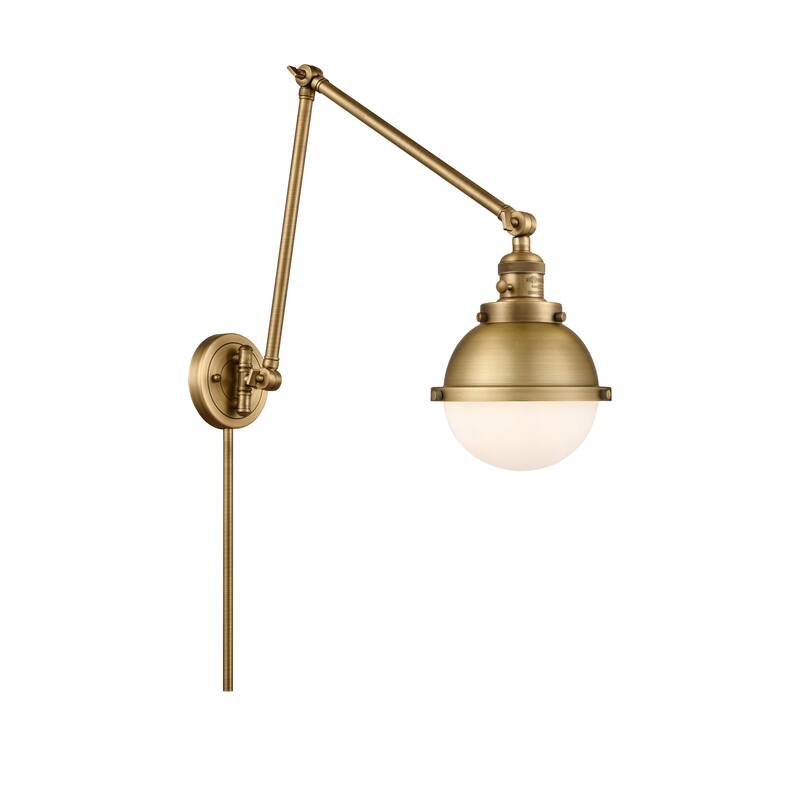 Innovations Lighting Hampden - 1 Light 7" Double Extension Swing Arm