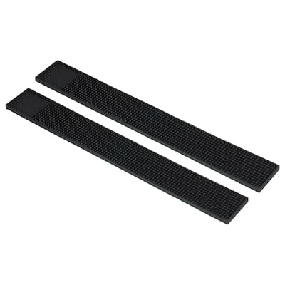 2Pcs PVC Bar Mats Non-Slip Bar Service Cup Mat Spill Mat
