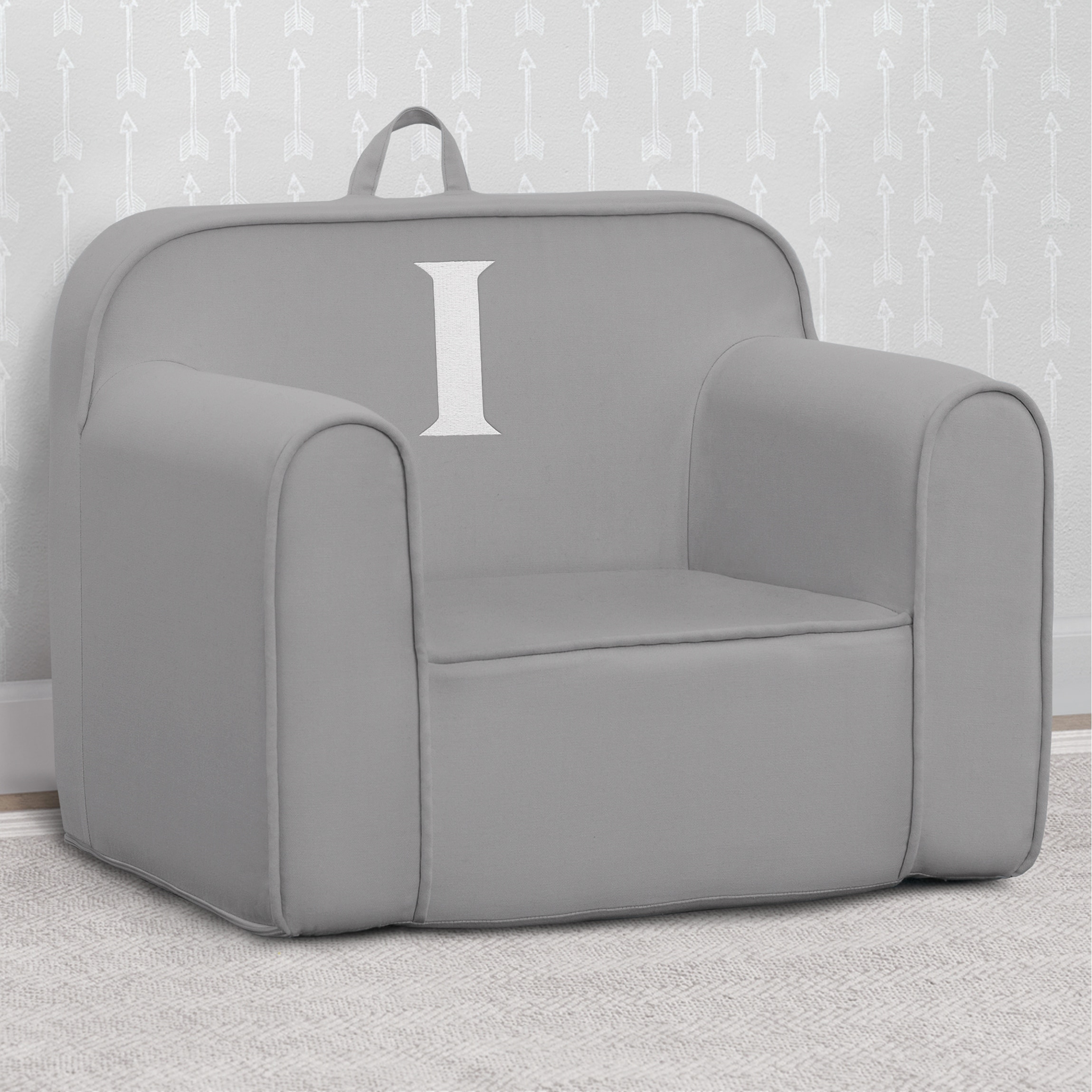 Delta Children Personalized Monogram Cozee Chair - Customize with Letter I  - Bed Bath & Beyond - 37243922