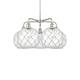 Option Polished Nickel / Clear Glass with White Rope