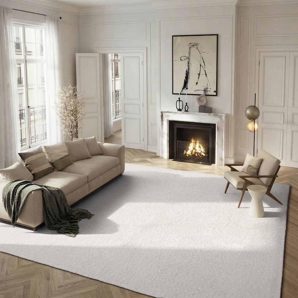 SAFAVIEH Bahija Rudina Luxe Shaggy 3 inch-thick Area Rug