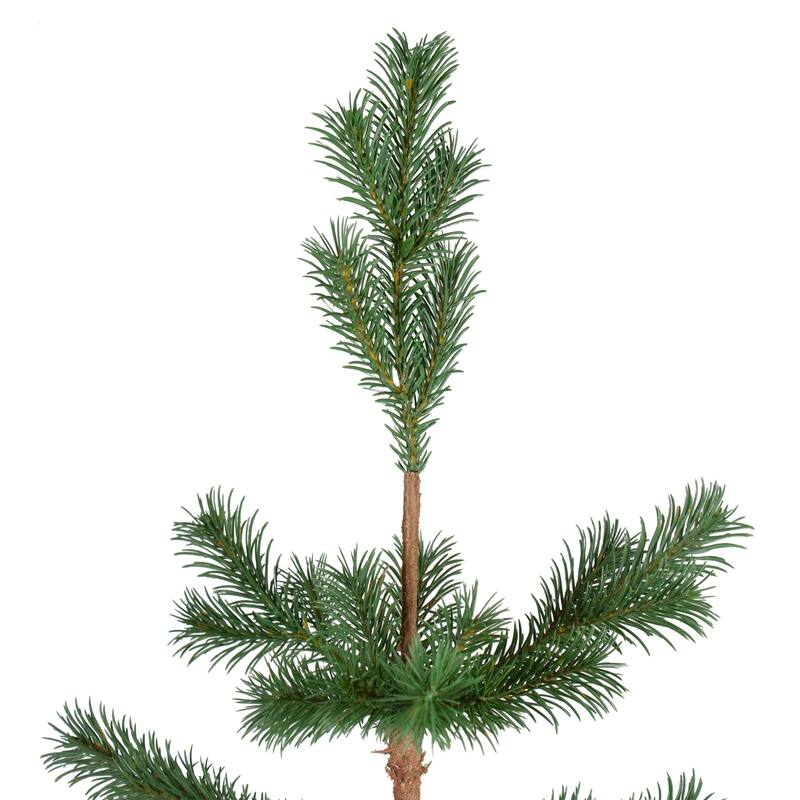 Ponderosa Pine Medium Artificial Christmas Tree Jute Base Unlit 3' - 3 Foot