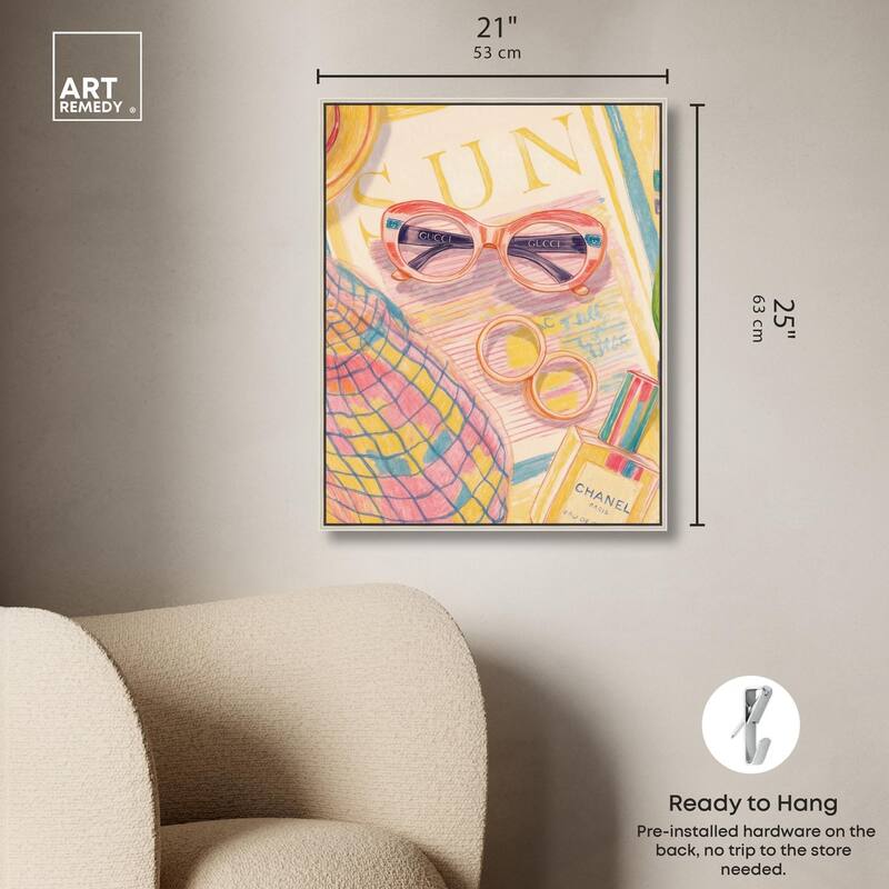 Summer glam Canvas by Art Remedy